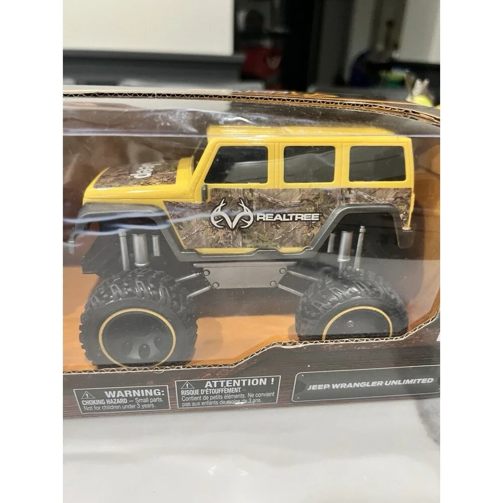 REALTREE Push N' Go Powered Trucks Set (Ford F-150/Jeep Wrangler new toy truck